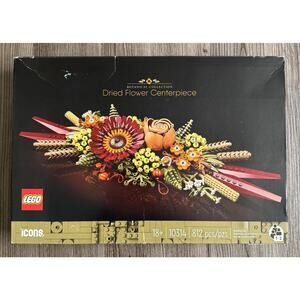 LEGO Icons Dried Flower Centerpiece Botanical Collection 10314 Factory Sealed